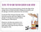 Squooshi Filling Station with tips for use and illustration of filling a baby food pouch.
