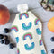 Squooshi Filling Station with 5 oz hearts/stars pouches for semi-solid foods.
