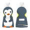 Squooshi Filling Station with 6 large animal-themed reusable pouches for easy homemade baby food.
