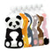 Squooshi Reusable Food Pouches in animal designs, 5 oz., 6-pack, eco-friendly and durable.