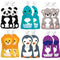 Squooshi Filling Station® with colorful reusable animal-themed pouches; a mess-free solution for homemade baby food.