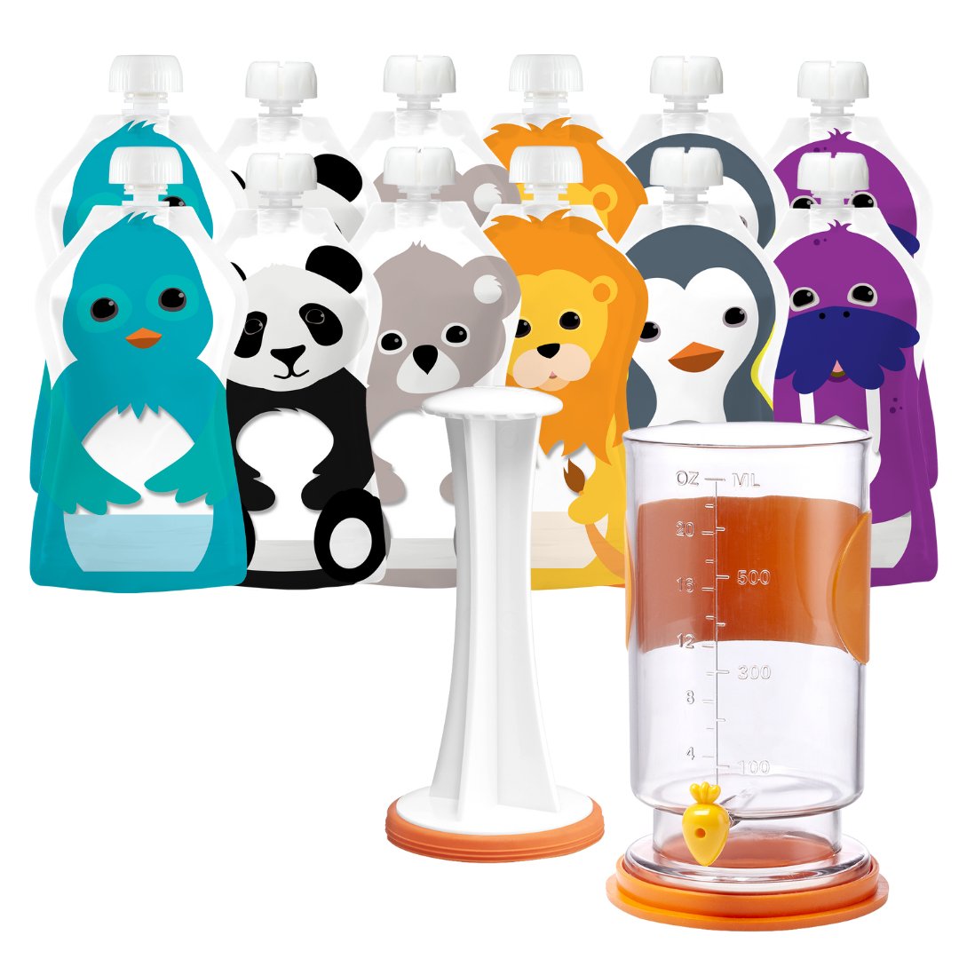 Squooshi Filling Station Reusable Squeeze Food Pouch Maker Squooshi Family